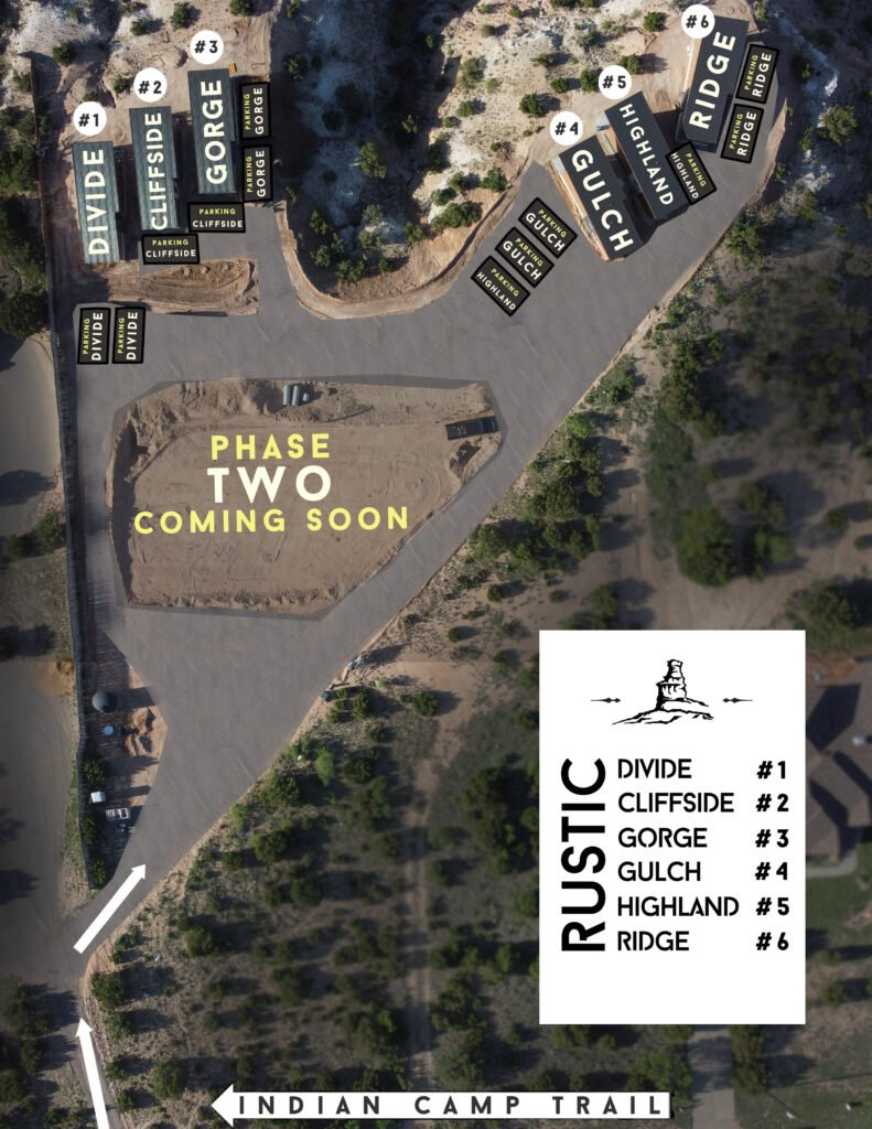 Parking Map - Rustic Luxury Camp